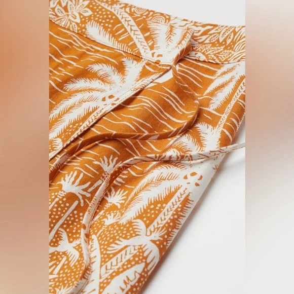 DESMOND & DEMPSEY x H&M. Calf-length wrap skirt - Picture 2 of 5